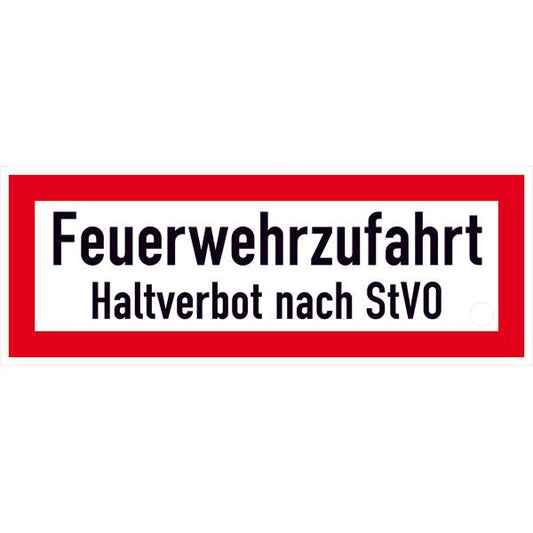 Feuerwehrzufahrt Halteverbot nach StVO Schild günstig kaufen
