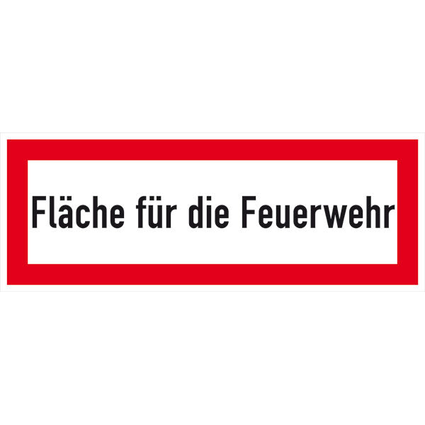 Fläche für die Feuerwehr Schild günstig kaufen