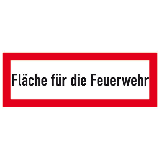 Fläche für die Feuerwehr Schild günstig kaufen
